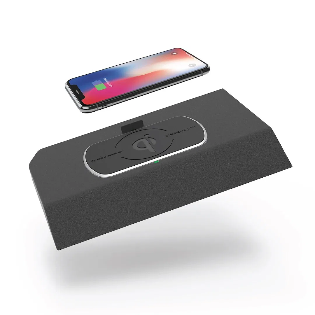 TAQ03 – SCOSHE IND. Wireless Cellular Phone Charger, Qi Charging Pad 10 Watt Output Rectangular Without Indicator Lig...